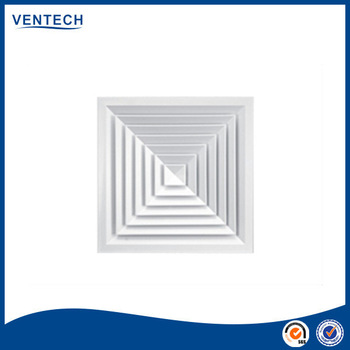 HVAC aluminum 4 way square diffuser saudi arabia model