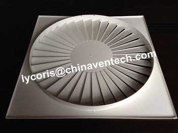high quality swirl diffuser air diffuser ceiling type air conditioner hvac swirl diffuser