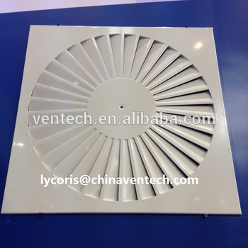hvac air ceiling diffuser iron round diffuser ventilation swirl diffuser