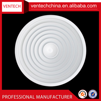 factory low price hvac system round air diffuser aluminum grille