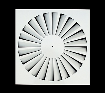 hvac system aluminum Square Swirl Ceiling Diffuser adjustable ceiling diffuser
