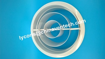 hvac air ceiling round diffuser aluminum jet diffuser wall mounted jet ring diffuser