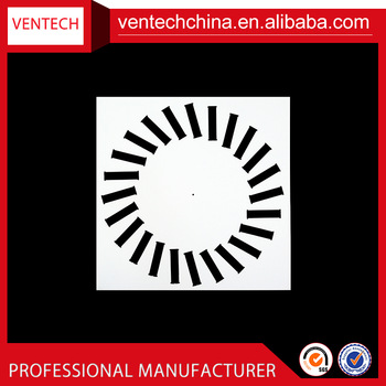 hvac system aluminum Square Swirl Ceiling Diffuser aluminum vent