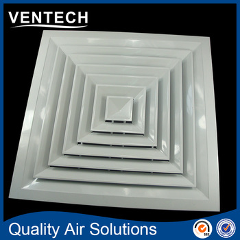 Return air square diffucer,air directional ceiling diffusers