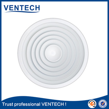 Round adjustable air diffuser,hvac air duct diffusers