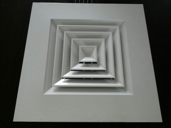 Ceiling tile square diffser