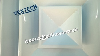 aluminum square ceiling diffuser ventilation air diffuser hvac 4-way air diffuser