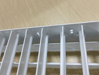 hvac ceiling fresh air supply grille ventilation register aluminum double deflection grille