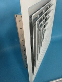 hvac ventilation supply diffuser square ceiling diffuser with damper