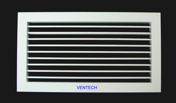 single deflection grille