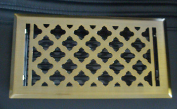 iron floor grille