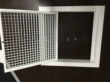 removeable core egg crate grille