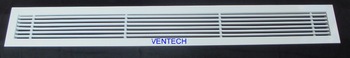 aluminum linear bar grille for air ventilation