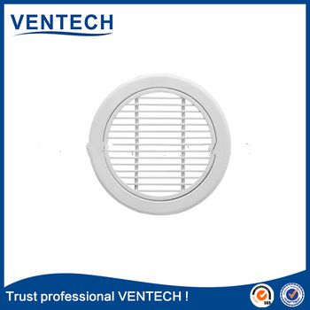 high quality round diffuser aluminum round linear bar grille air ceililng grille
