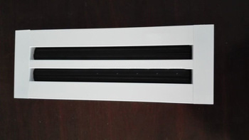 Aluminum linear slot grille ventilation air ceiling diffuser adjustable slot diffuser