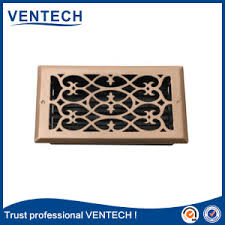 Bronze color iron sheet floor register grille