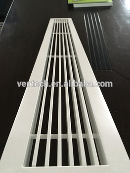 ceiling ventilation aluminum air grille aluminum linear grille linear bar grille hvac air register