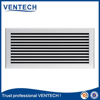 Hvac system air ventilationer aluminum horizontal blades single deflection grille V92