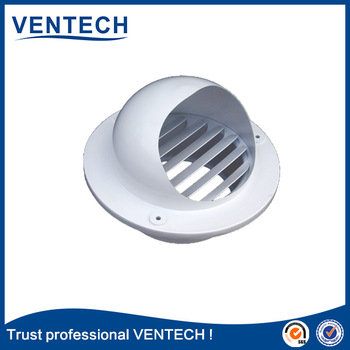 Hvac fresh air louver diffuser air vent weather louver for toilet and washroom V92