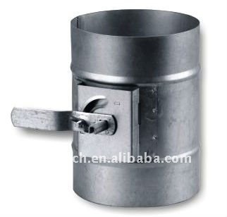 round air duct damper air diffuser