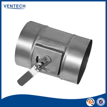 Round volume control damper