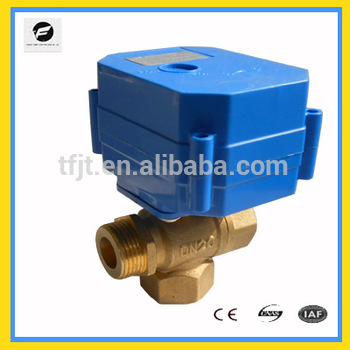 3way AC220V CWX 15Q N 2 3 5wires motorized FBSP ball valve for thermostats sensor system
