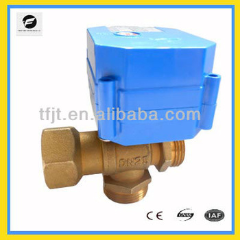3way motorized ball valve for waterworking project Domestic potable water Irrigation system