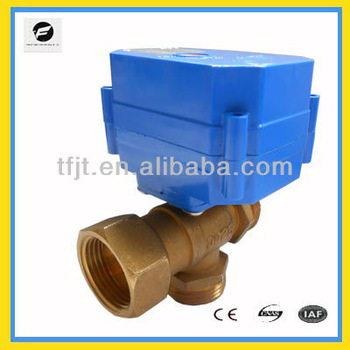 3 way motorized ball valve for waterworking project Domestic potable water Irrigation system