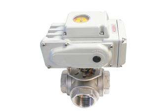 3 way water flow control valve 0 10v 4 20ma