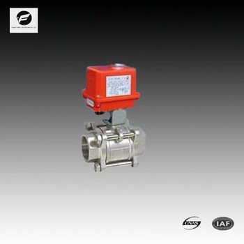 D65 2 5 inch stainless steel ball valve with electric actuator 220V 50HZ for water treatment