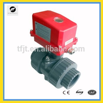 AC220V,AC110V ,Plastic electric operated motor valve for Irrigation equipment,drinking water equipment