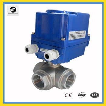3 way stainless steel <font color='red'>motorized</font> <font color='red'>ball</font> <font color='red'>valve</font> actuator 12v <font color='red'>24v</font> <font color='red'>110v</font> <font color='red'>220v</font> food grade