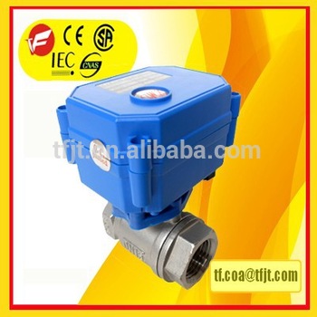 CWX15N 1 2 3 wires 2 way motorized ball valve for Irrigation equipment drinking water equipment solar water heaters