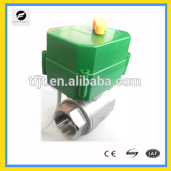 2 way 1 4 inch to 2 inch electric stainless steel ball valve 24v automatic water shut off control valve price