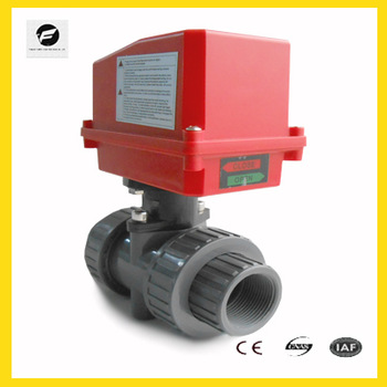 24v 220V motorized valve motor PVC valves electric water valve flow control for Water equipment,auto-control water system