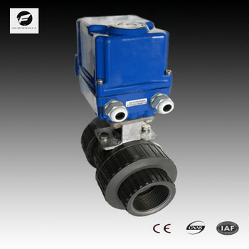 CTF 001 80mm 2 way PVC motorized ball valve 220v