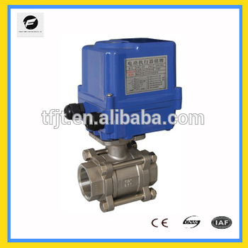 24v 220v 50mm stainless steel electric actuator ball valve