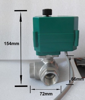 CTF 001 10nm electric actuator for ball valve with manual operation