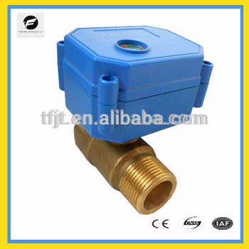 2 way motor valve with position indicator 3 6VDC 12VDC 24VDC 220VDC <font color='red'>BSP</font> <font color='red'>thread</font> <font color='red'>connection</font>