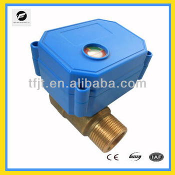 CWX15 electric ball valve with position indicator 3 6VDC 12VDC 24VDC 220VDC <font color='red'>BSP</font> <font color='red'>thread</font> <font color='red'>connection</font>