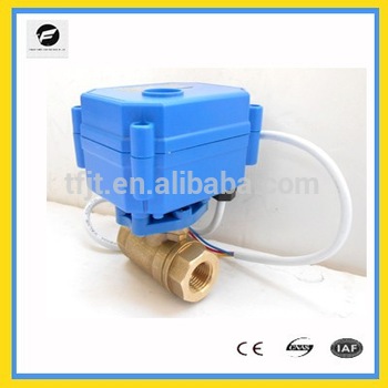 DC5V electric 1 4 motor valves for Air warm valve HVAC and fire flight sprinkler service Fan coil and hot water cycle system