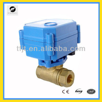 2 way mini 1 4 DN8 CWX15Q series miniature motor control valve with 2 3 5wires and quickly open and closed function