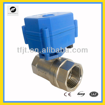 electric actuator cotrol valve normally closed for Air warm valve HVAC and fire flight sprinkler service Fan coil system