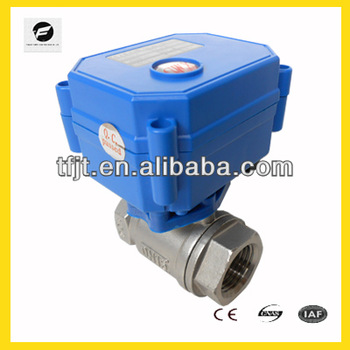 1 2 stainless steel automatic shut off motorized ball solenoid valve for chill hot water circle system