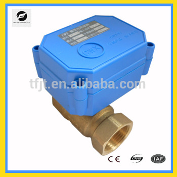 CWX-15 seiresCR01/CR02/3-6V/12V/DC 1/2” Brass motorized valve