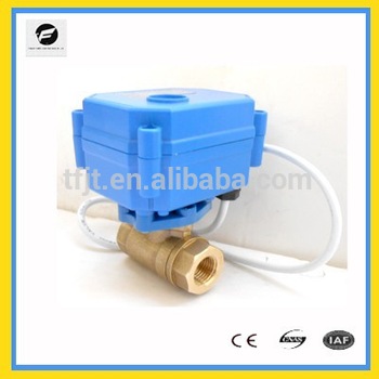 AC220V Mini 8mm DN8 motorized actuator valve for air compression system