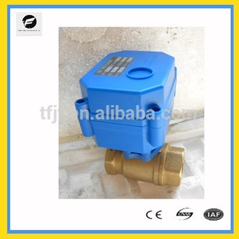 2 way motorized valve with 3 6V 12V 24V 1 1 4 32mm for water HVAC air conditional
