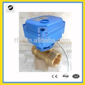 2 way motorized valve with 3 6V 12V 24V 1 1 4 32mm for water HVAC air conditional