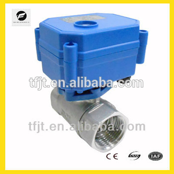 stainless steel motorized ball Valve for feed water control valve