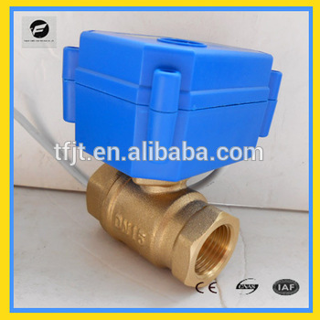 stainless steel motorized ball Valve for feed water control valve